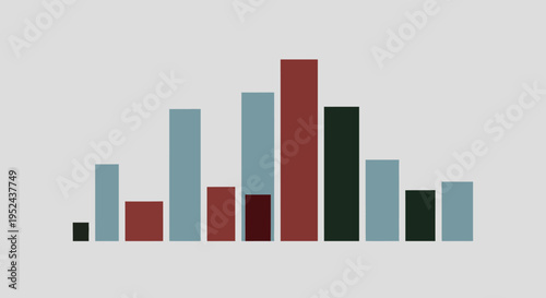 Bar Chart Data Visualization Abstract Background
