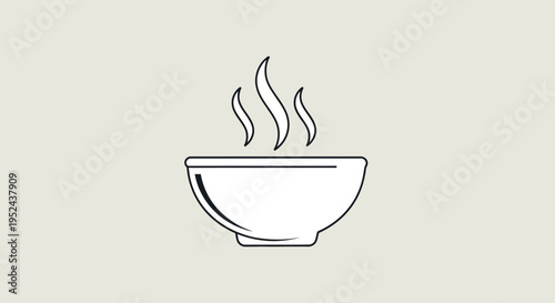 Hot Food Bowl Icon