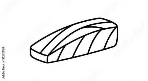 Salmon fillet sketch