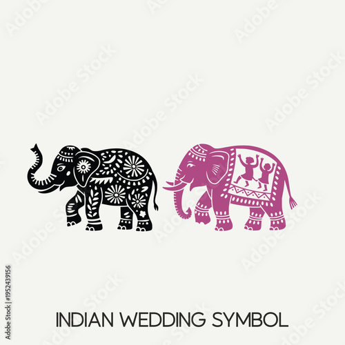 “Majestic Elephants and Joyful Dancers: A Grand Celebration of Indian Wedding Traditions, Symbolizing Prosperity, Festivity, and Cultural Splendor