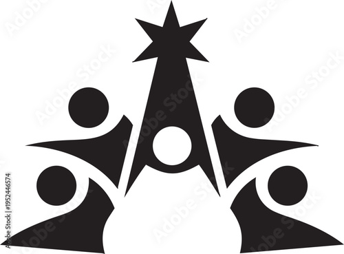 silhouette of a man in a suit