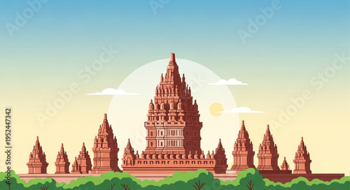 Magnificent Prambanan Temple - A Majestic Architectural Marvel in Indonesia.