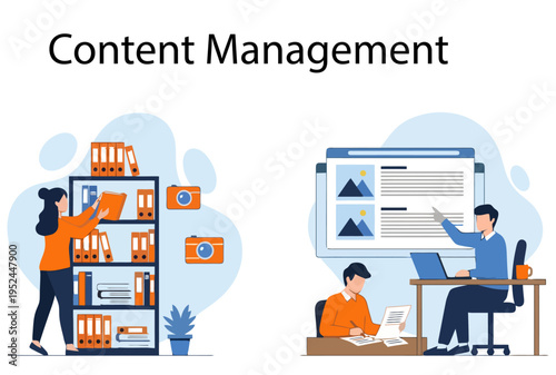 Under construction design flat vector icon set for business and technology concept