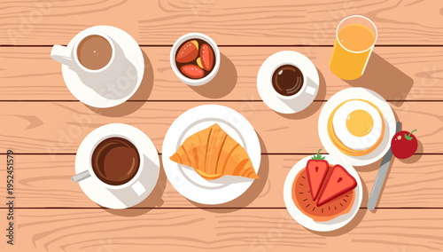 A warm and inviting image of a coffee cup on a wooden table. Perfect for illustrating cozy mornings, cafe scenes, or promoting relaxation and simple p