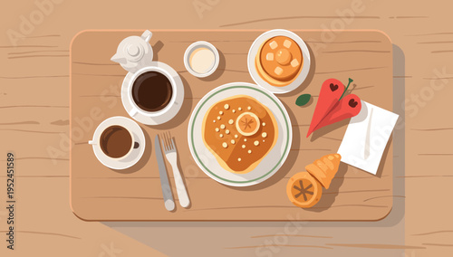 A warm and inviting image of a coffee cup on a wooden table, perfect for conveying feelings of relaxation, comfort, and a productive atmosphere. Ideal