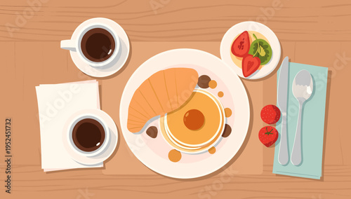 A warm and inviting image featuring a cup of coffee and papers, perfect for illustrating concepts like work, productivity, or a cozy office environmen