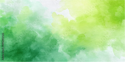 Abstract watercolor painting with soft gradient, capturing a sense of freshness and harmony, with vivid brushstrokes. 