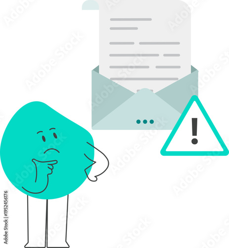 Spam Email Illustration