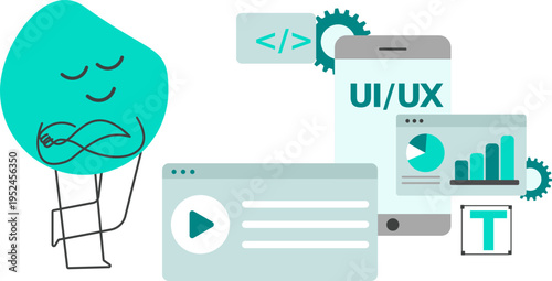 UX design Illustration