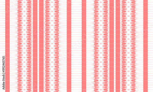 red and white background, Pink cultural strip on white background, vertically style background repeat seamless pattern design for fabric printing or wallpaper or background