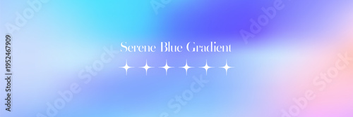 Abstract blue gradient backdrop featuring smooth color transitions and soft blur, ideal for summer posters, tech presentations, and contemporary graphic layouts. Vector Illustration.