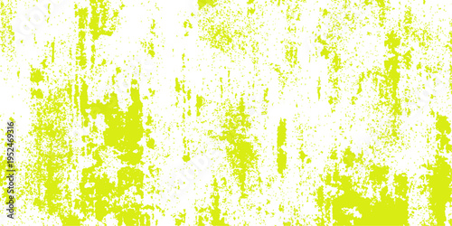 Abstract grungy textured design in vivid acid lime green and off-white, exuding a sense of weathered character and contemporary artistic flair.