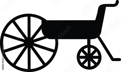 Wheelchair icon representing mobility, disability, and accessibility