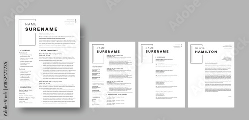Minimalist Resume Layout