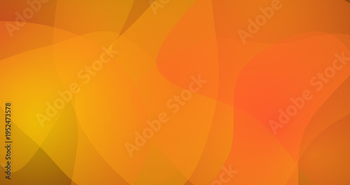 Abstract flowing organic shapes in orange and yellow blend soft gradient background