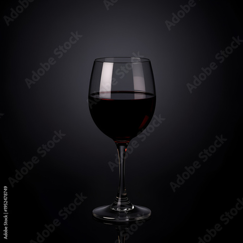 octet. Elegant goblet glass with red wine against dark sophisticated background. bar promotions, beverage menus, designed for product packaging and bar promotions, used by it administrators.