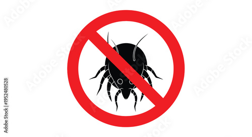 A silhouetted silverfish is prohibited indicated by a red circle with a line