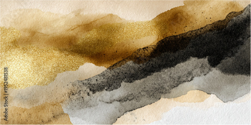 Abstract artistic depiction of flowing layers of color. Blending textures to evoke a sense of depth and movement, a study of light and form.