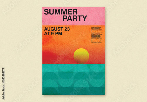 Summer Party Event Poster