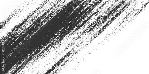 Abstract textured diagonal charcoal strokes and rough streaks on a plain surface, offering an interesting, unique, and artist design.