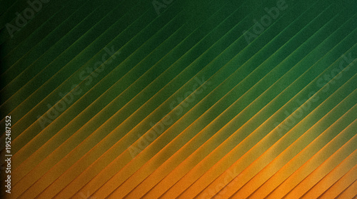Fotografía Abstract diagonal striped gradient pattern transitioning from deep emerald green