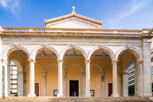 Wallpaper Mural façades of Athens captured on November 17, 2025. Torontodigital.ca