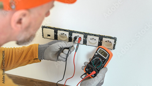 Obraz na plátne Electrical installation