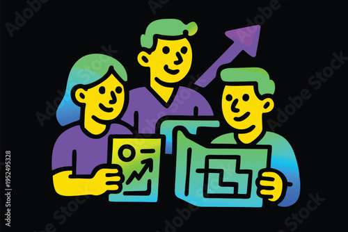 Business Teamwork Meeting Scene