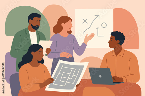 Office Conference and Strategy Planning