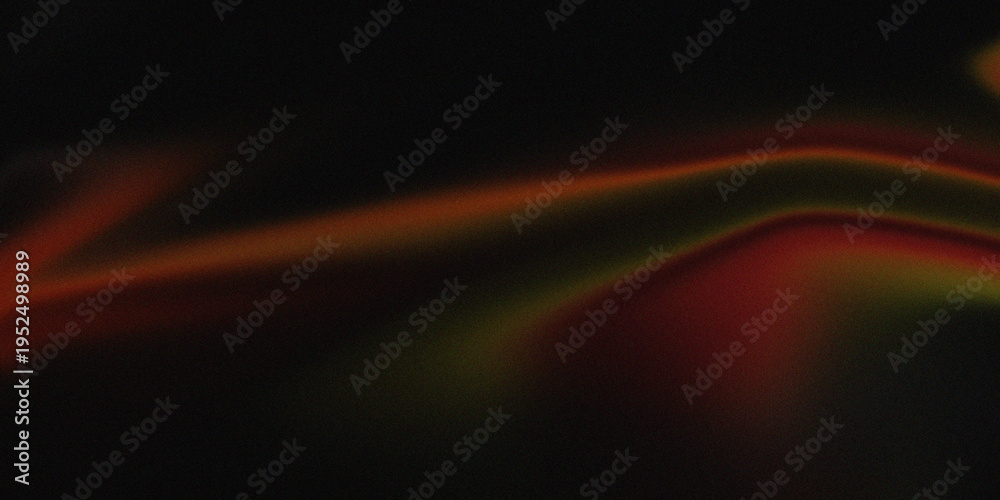 Fototapeta premium A Dark Background With Blurred Red And Green Light Streaks Moving Across