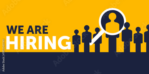 We Are Hiring Recruitment Banner