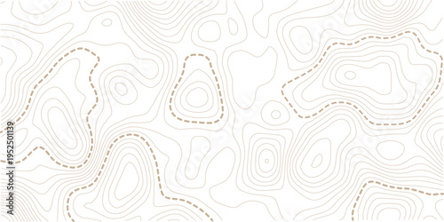 topographic line contour map background, geographic grid map, stock vector illustration