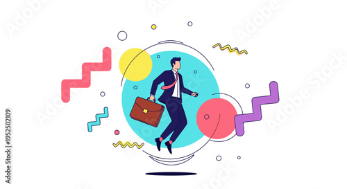 Agile corporate leadership navigating dynamic market trends and business transformation in a fast-paced environment