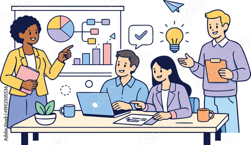 Professional Corporate Office Meeting
Business Team Discussion in Office
Modern Corporate Meeting Environment
Office Teamwork and Collaboration