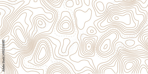 The stylized height of the topographic map contour in lines and contours isolated on transparent.Abstract moving topographic map lines background.