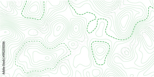 Abstract background of topographic map contour line pattern. Topographic map background. Grid map. Abstract vector illustration.