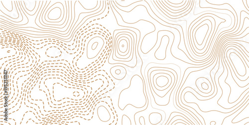 Abstract background of topographic map contour line pattern. Topographic map background. Grid map. Abstract vector illustration.