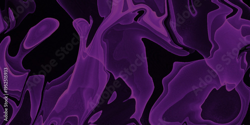 Abstract purple and black Wavy Pattern. Abstract liquid purple background, can be used background or wallpaper. abstract Beautiful purple and black Liquid Marble Swirl texture Background or wallpaper.