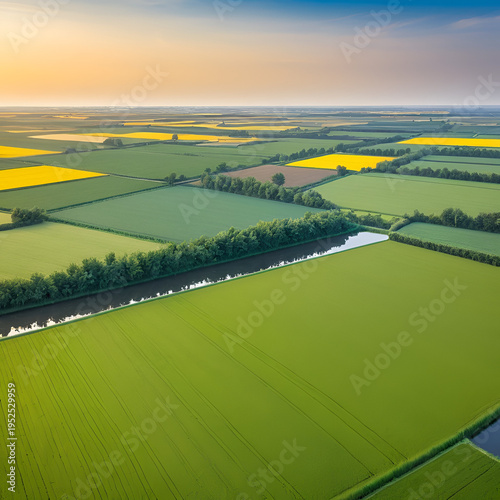 Agricultue, Flevoland Province, The Netherlands