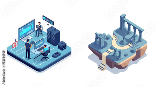 A woman enjoys the freedom of remote work while using a laptop in a natural setting. This image evokes feelings of flexibility and a balanced lifestyl