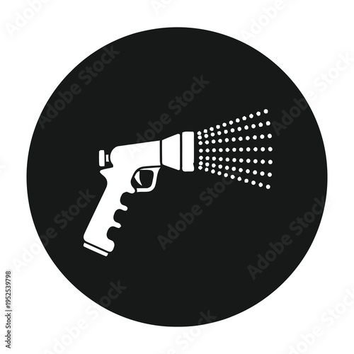 Handheld device emits streamlined dot pattern for data visualization