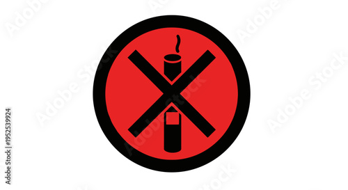 No Smoking Prohibition Warning Sign.