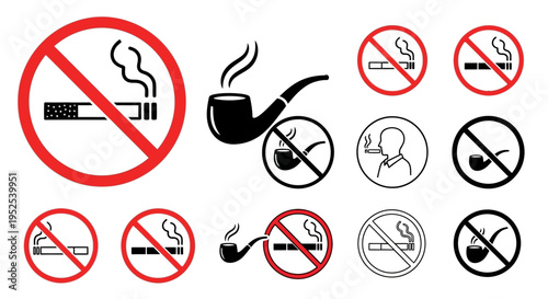 No Smoking Signs and Symbols.