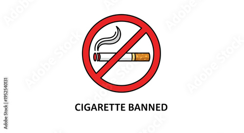 No Smoking Warning Sign Symbol 25.