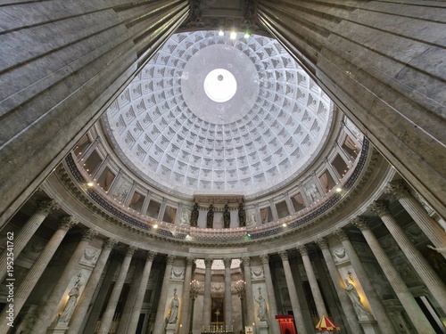 interior of church San Francesco di Paola, naples, napoli, italy