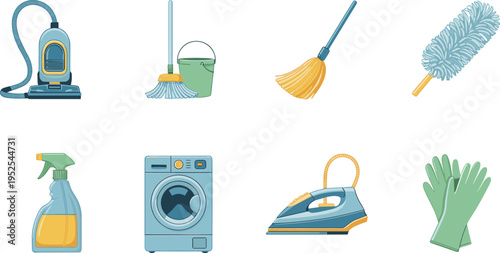 set of household appliances