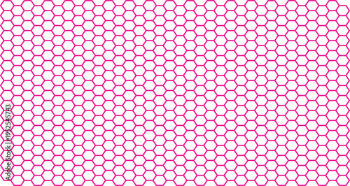 seamless hexagonal honeycomb pattern vector illustration