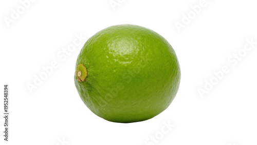Foto Isolated whole fresh green lime fruit, perfect for cooking, drinks, and garnishe