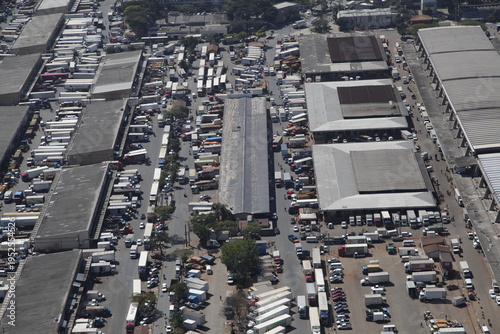 Aerial view of Sao Paulo city, Brazil