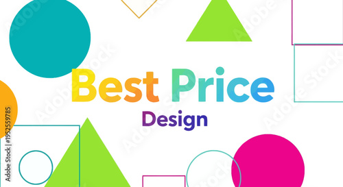 Best Price Design Advertisement Logo.